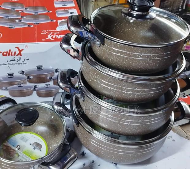 10 PCS Miralux Granite Cookware Pots Set C10/PCS