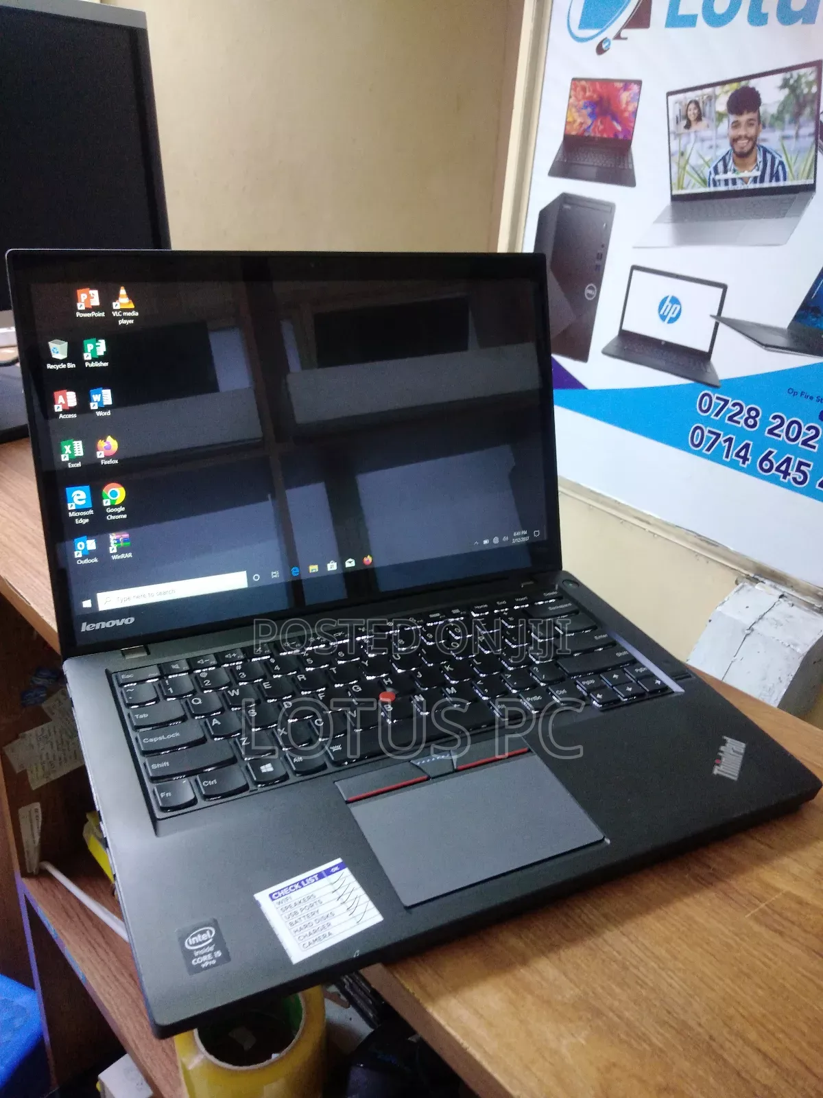 Laptop Lenovo ThinkPad T450 8GB Intel Core I5 SSD 256GB