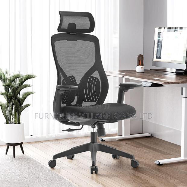 Office Seats; High-Back Orthopedic Executive Chair - main view