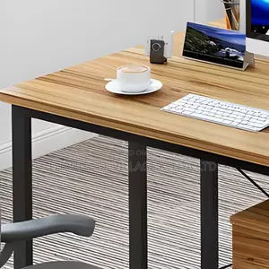 2-Way Office Computer Desk With Integrated Cable Management