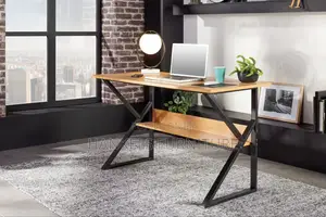 Metal Legs Table, Heavy Duty Desk