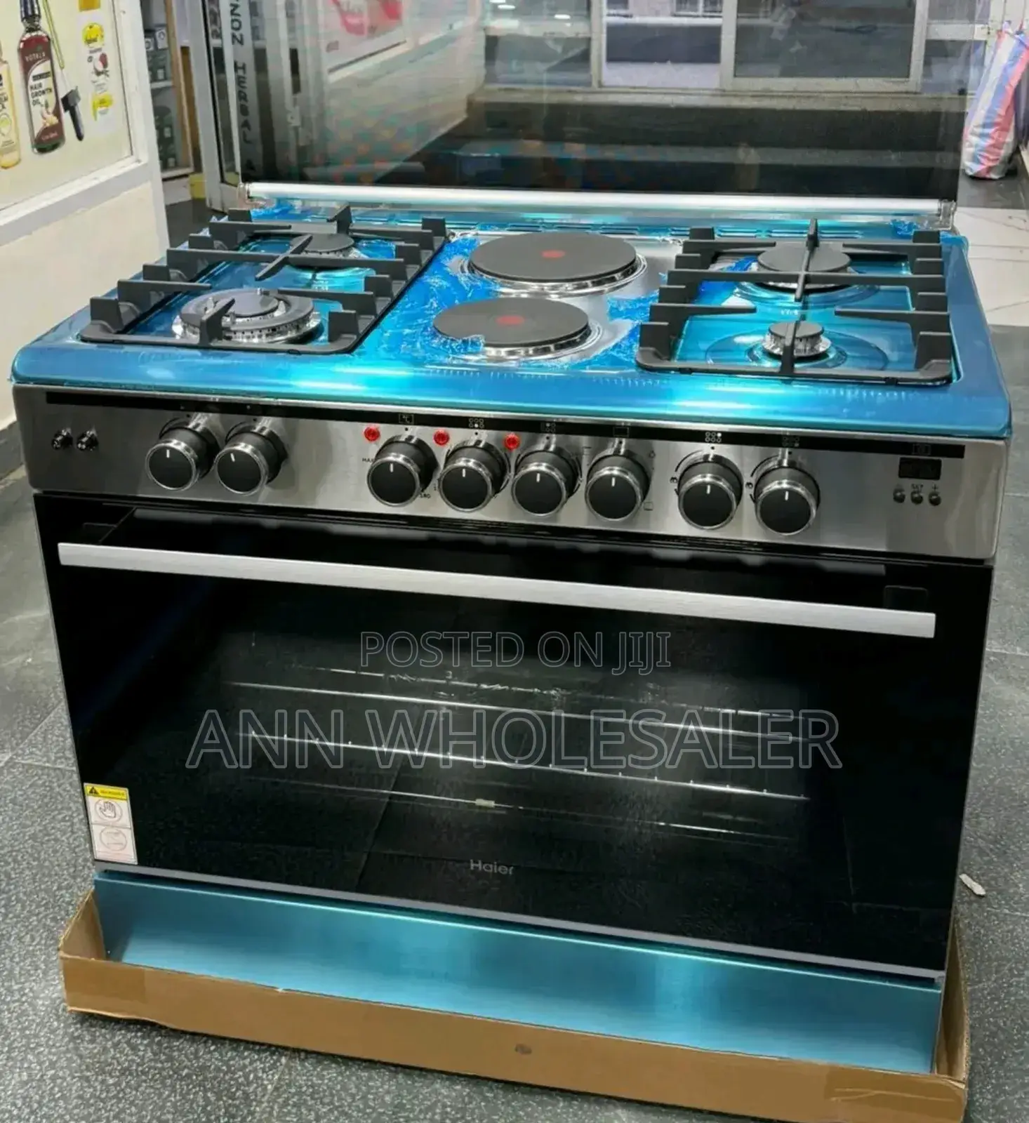 Haier 4gas+2E 60*90 Oven Cooker With Gas Compartment