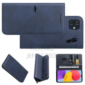 Samsung Galaxy M13 5G Magnetic Closure Leather Phone Case