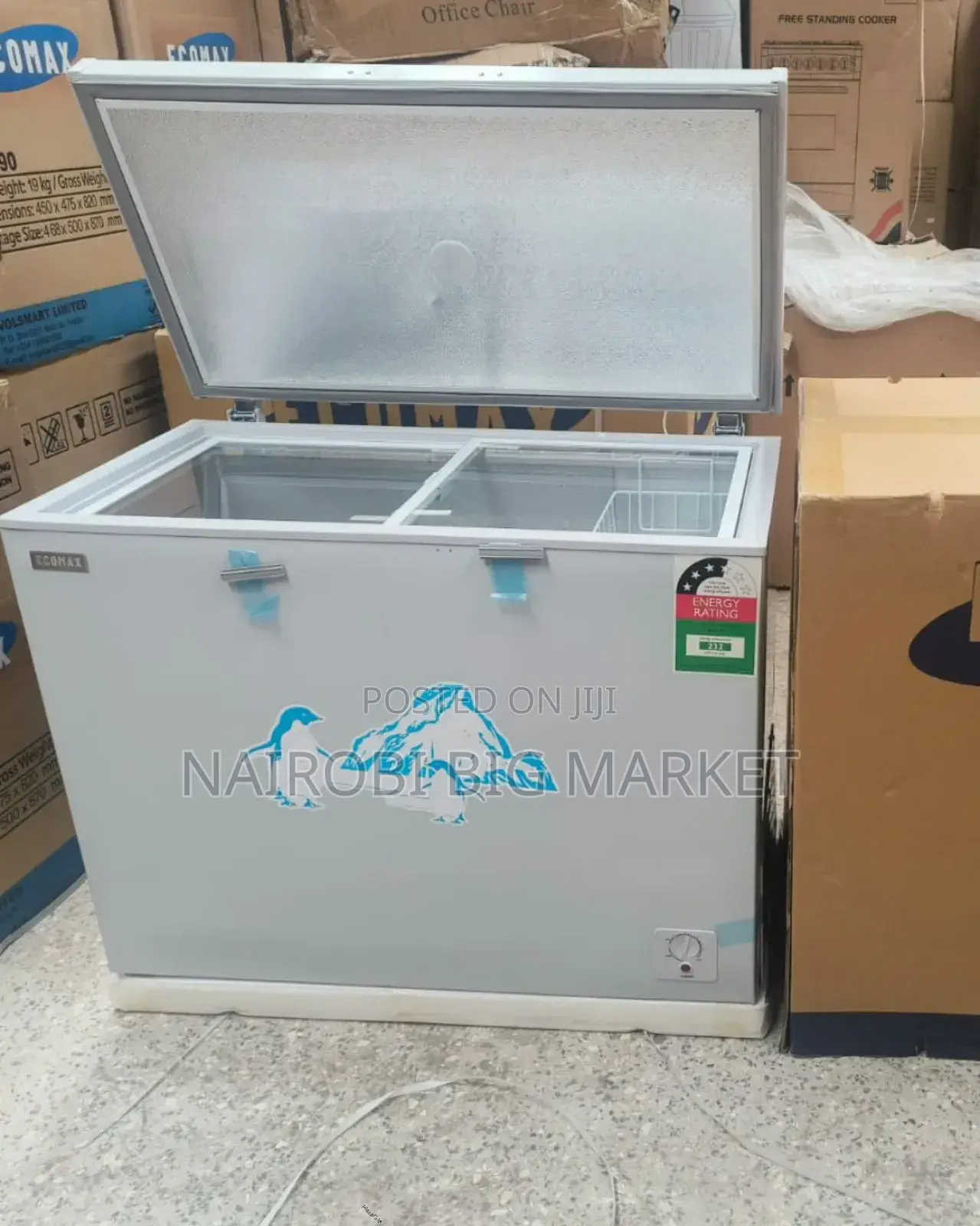 Ecomax 219 Litres Chest Freezer EM219