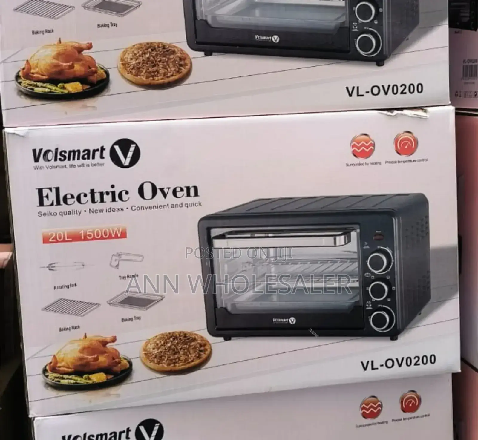 Black 20 Litres Volsmart Electric VL20