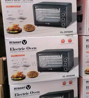 Black 20ltrs Volsmart Electric Oven VL20