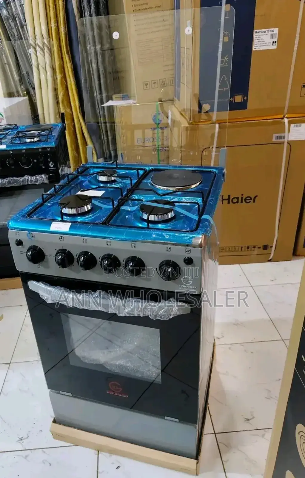 Eurochef 3G+1E Standing Cooker EG55