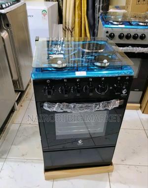Cooker! Euroken 3gas+1hot Plate Electric Oven Cooker 60*55 - main view