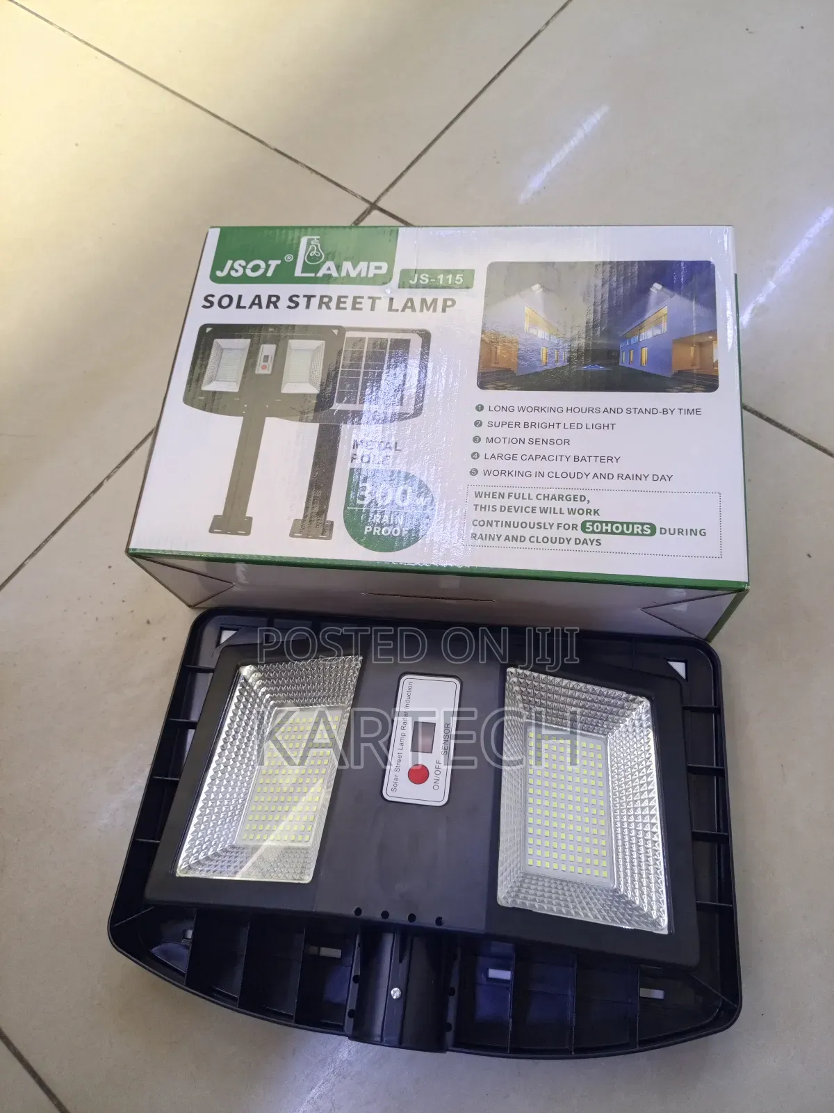Jsot 300w Solar Street Lamp Rain Proof