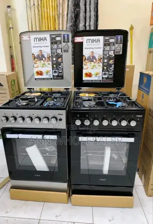 Standing Cooker, Mika 50cm X 60 Cm, 3+1 Electric Plate