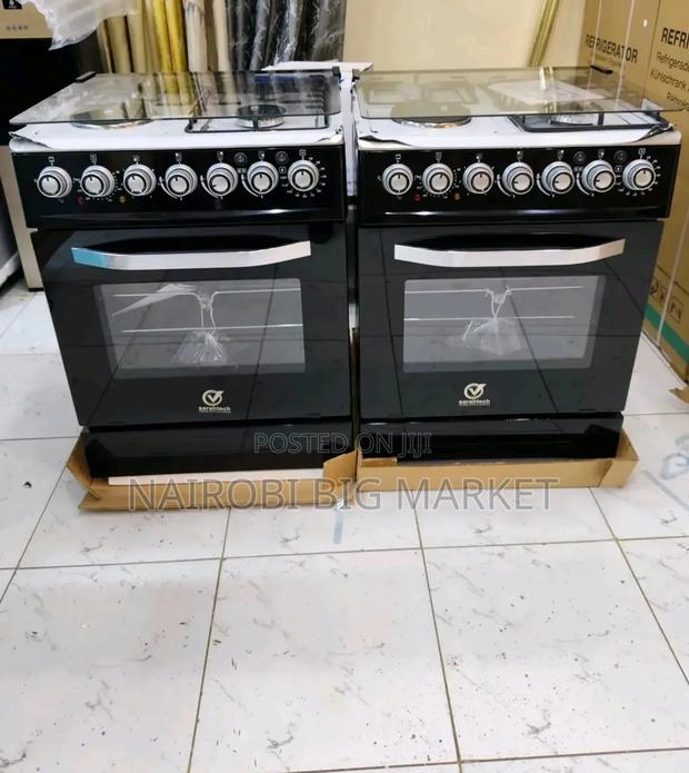 60*60 3gas 1 Electric Standing Cooker - main view