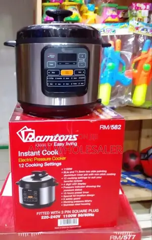 Ramtons Pressure Cooker With 12 Cooking Settings