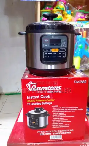 6ltrs Ramtons Electric Pressure Cooker