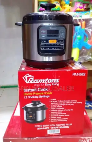 RM-582 Electric Instant Pressure Cooker 6ltrs