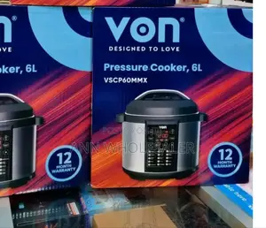 Von 6 Liter Electric Pressure Cooker 1000W