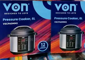 Von 6L Electric Pressure Cooker: Quick and Convenient