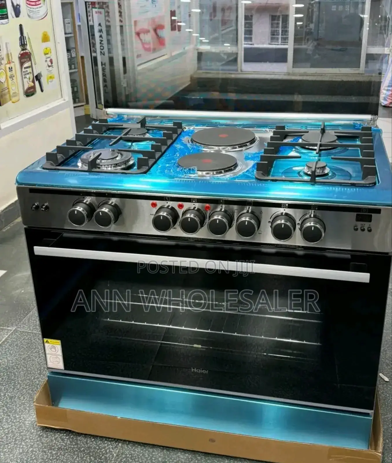 Haier Cooker 4gas +2electric 90X60 Cooker With Electric Oven