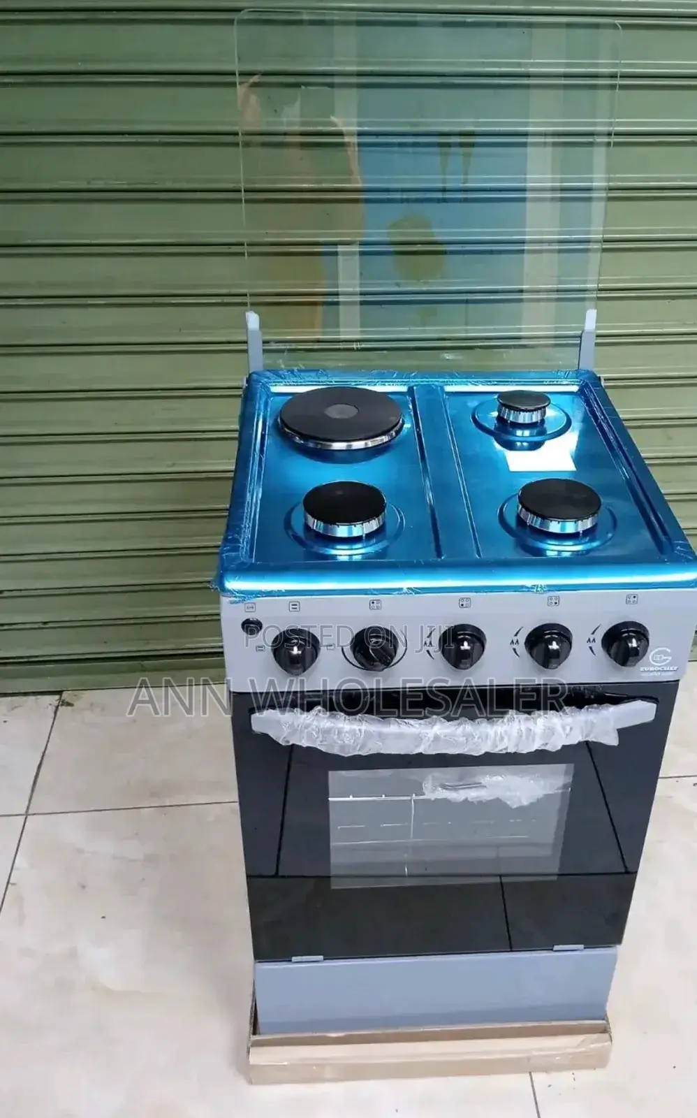 Eurochef 50*55 3G+1E Standing Cooker With Electric Oven