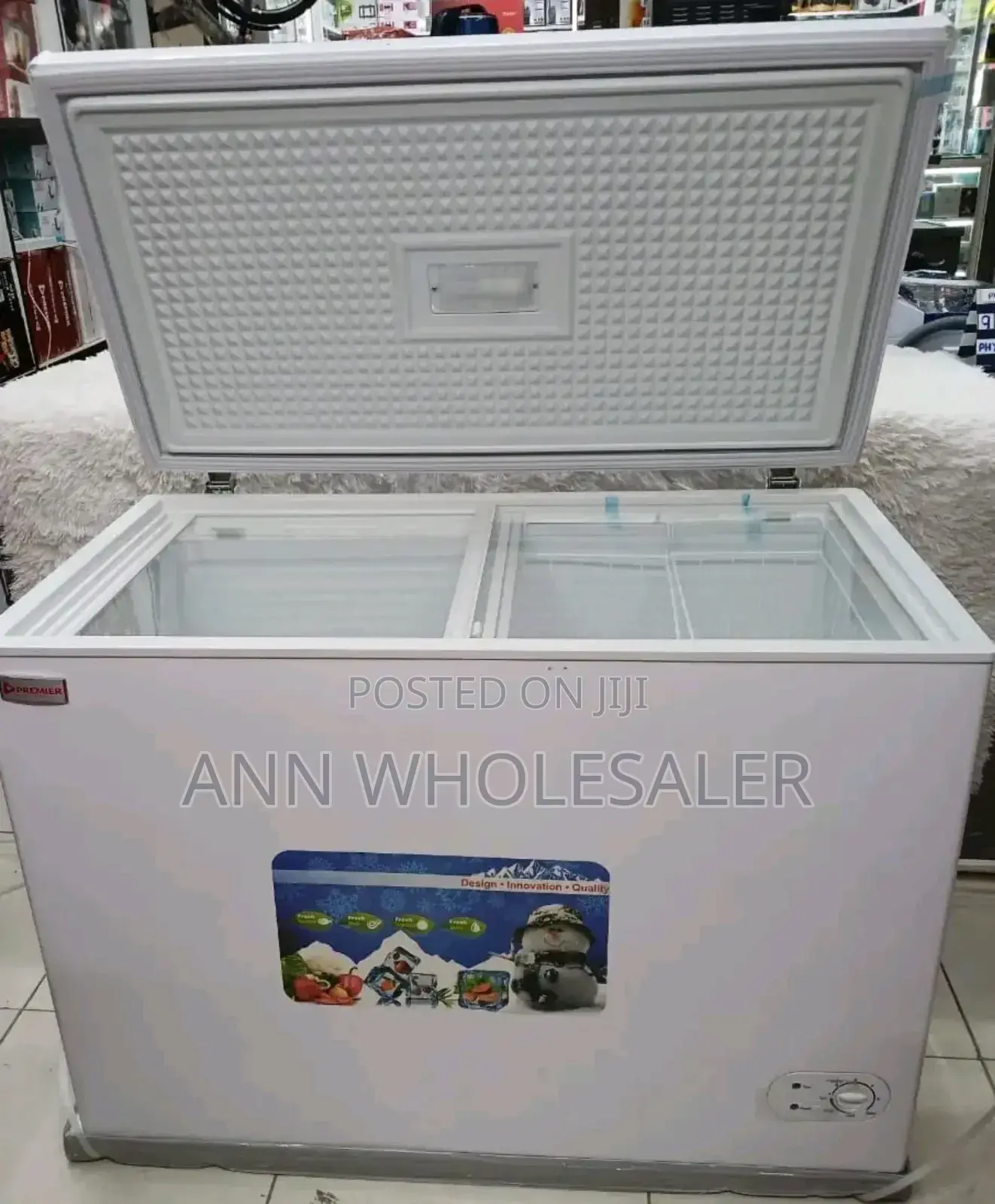 Best Premier Double Door 400l Chest Freezer