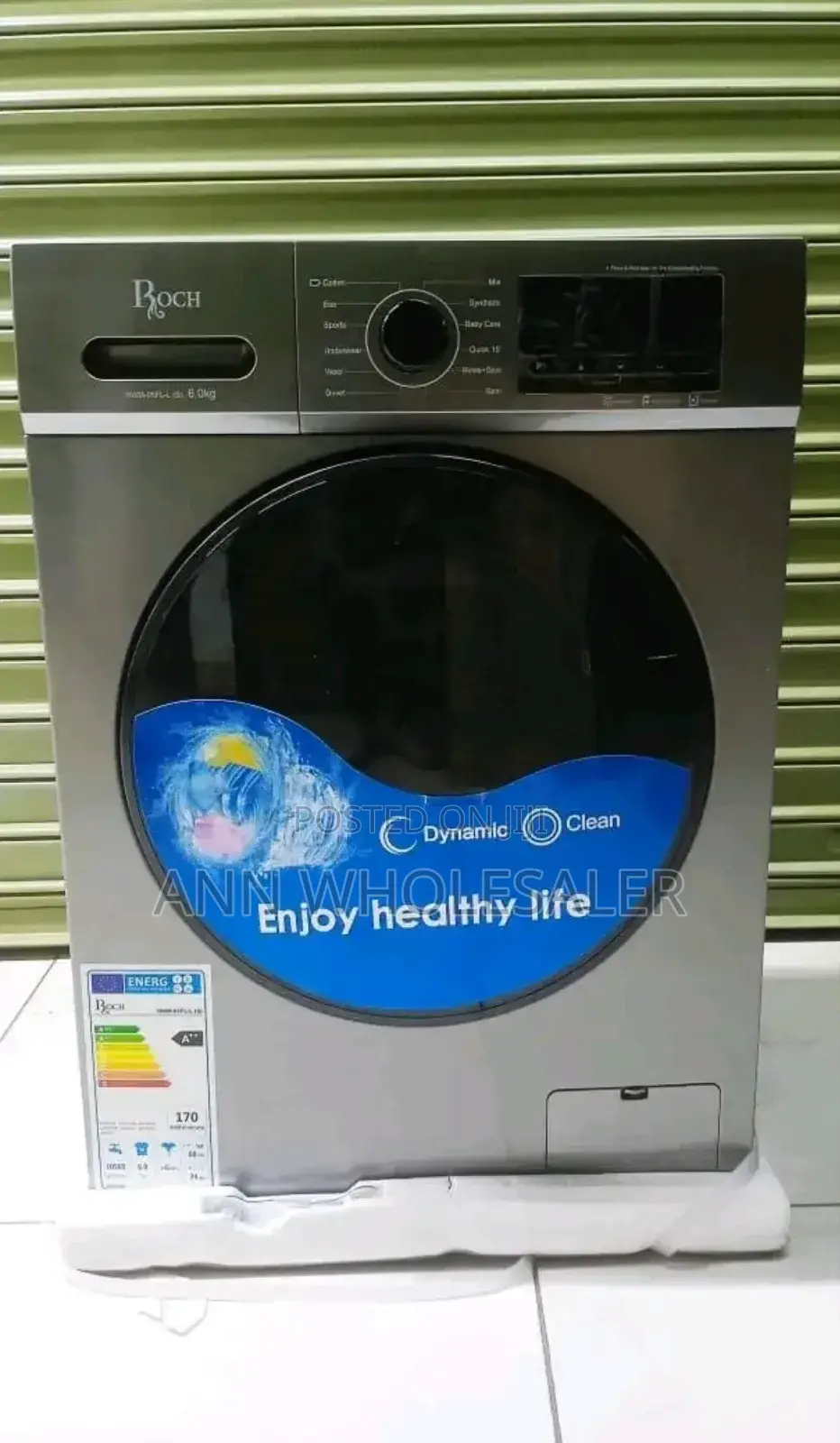 Roch Front Load Automatic Washing Machine 6kg RWM-6FL-A(S)