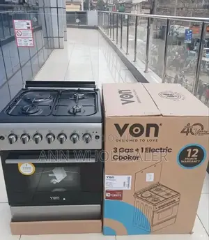 VON 3gas+1electric Standing Cooker 58*58 With Electric Oven