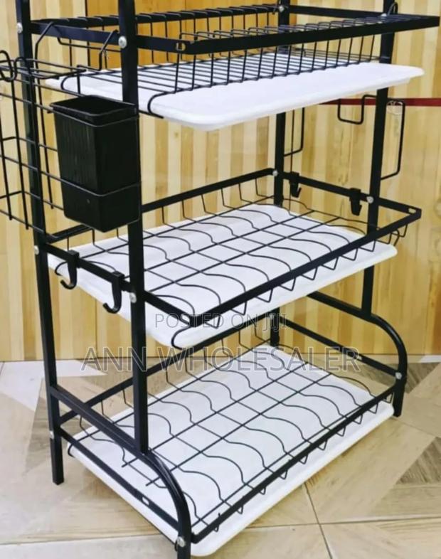 Heavy Duty Executive 3 Tier Dish Rack D9 - main view