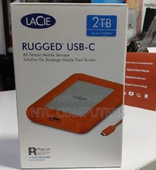 Lacie 2TB Rugged USB 3.2 Gen 2 Type-C External SSD