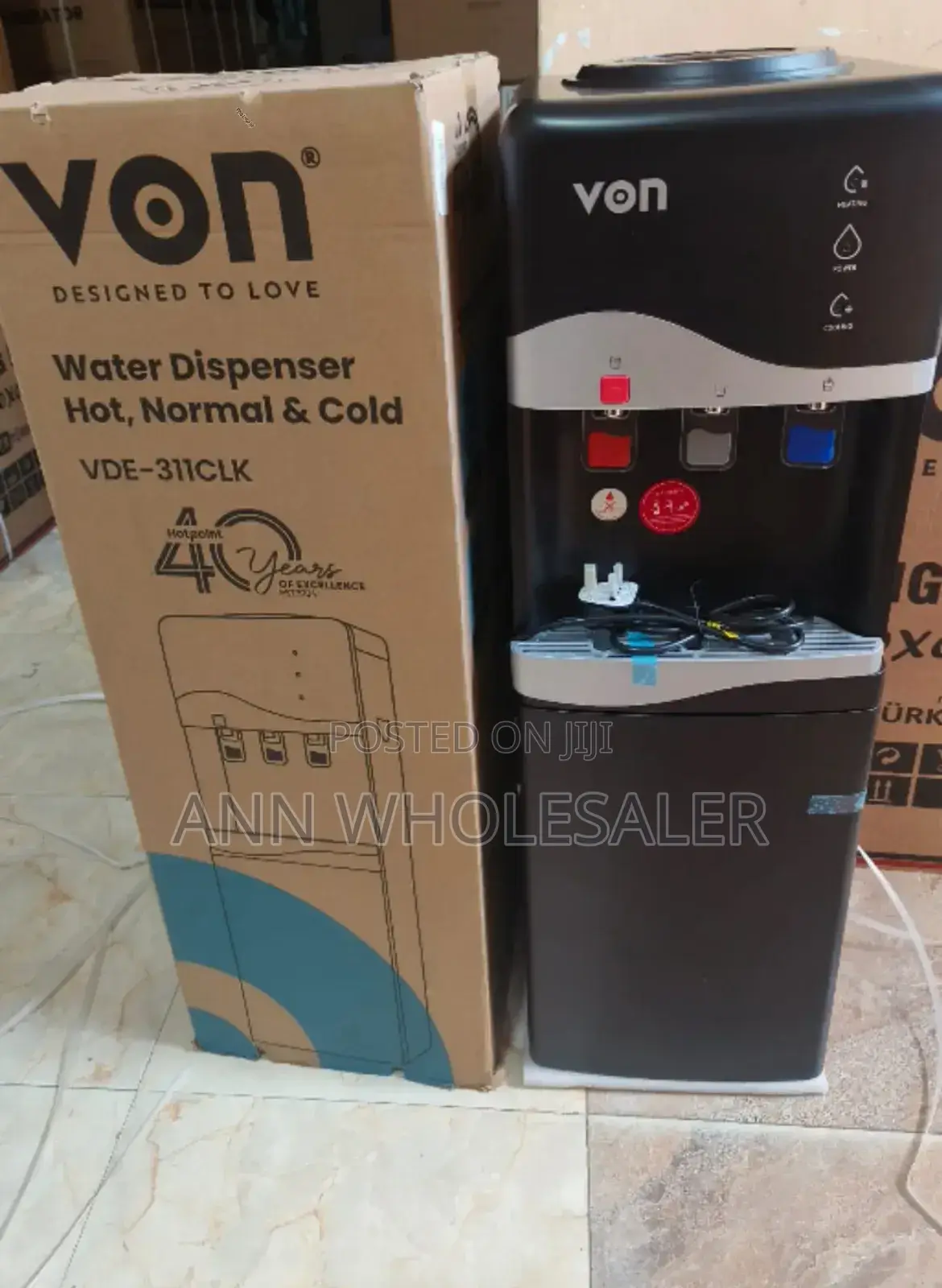 Von Hotpoint 3tap Dispenser Hot and Cold and Normal V3