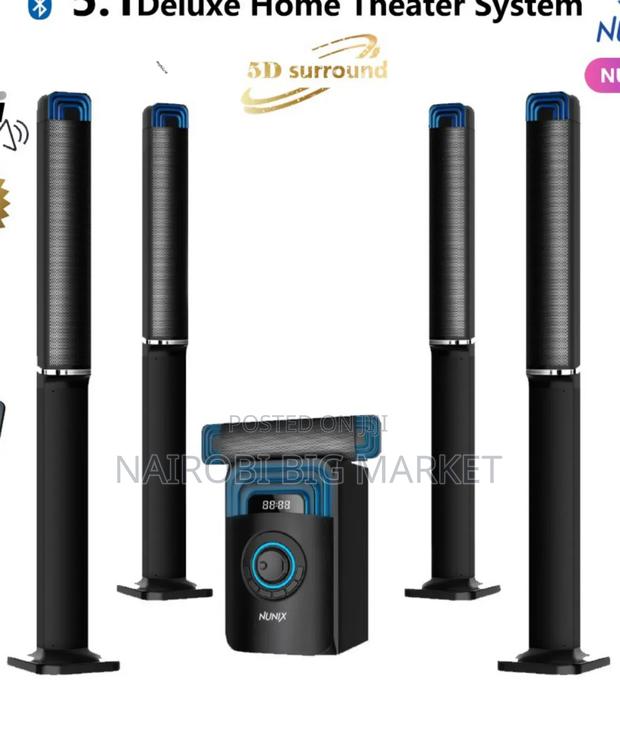 Nunix 5.1 Deluxe Home Theater System Super Music System N/T