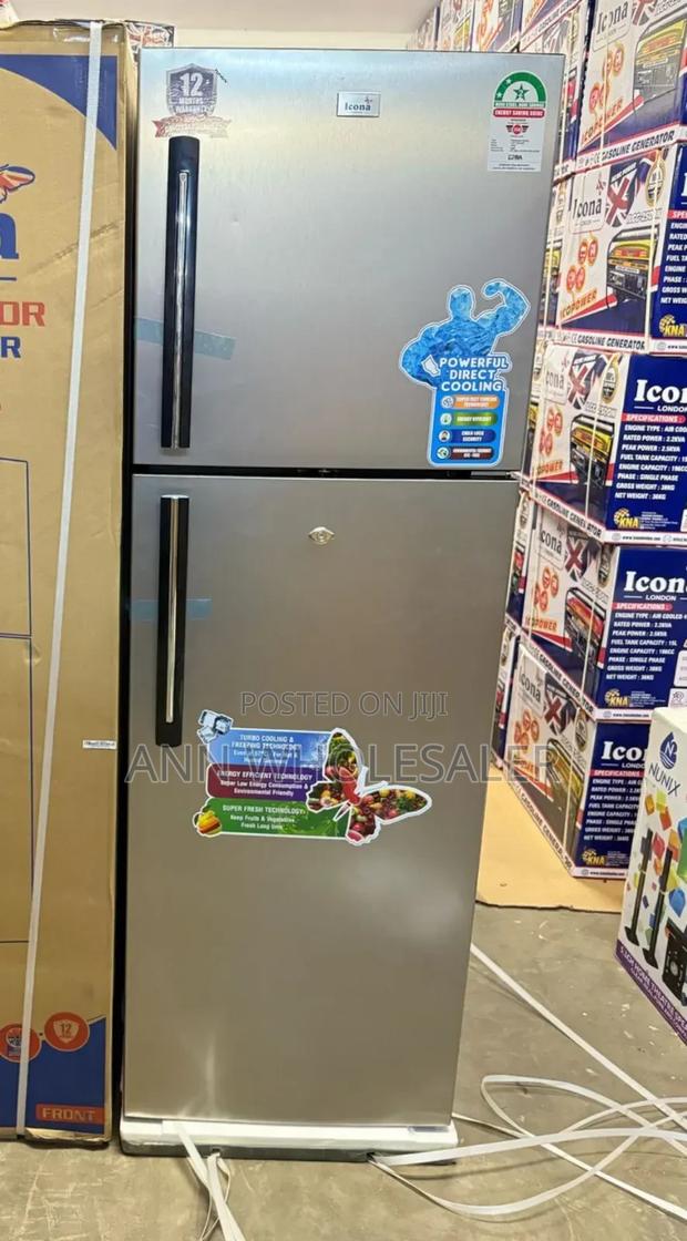 Icona 275 Litres Double Door Refrigerator With Handle IC275L