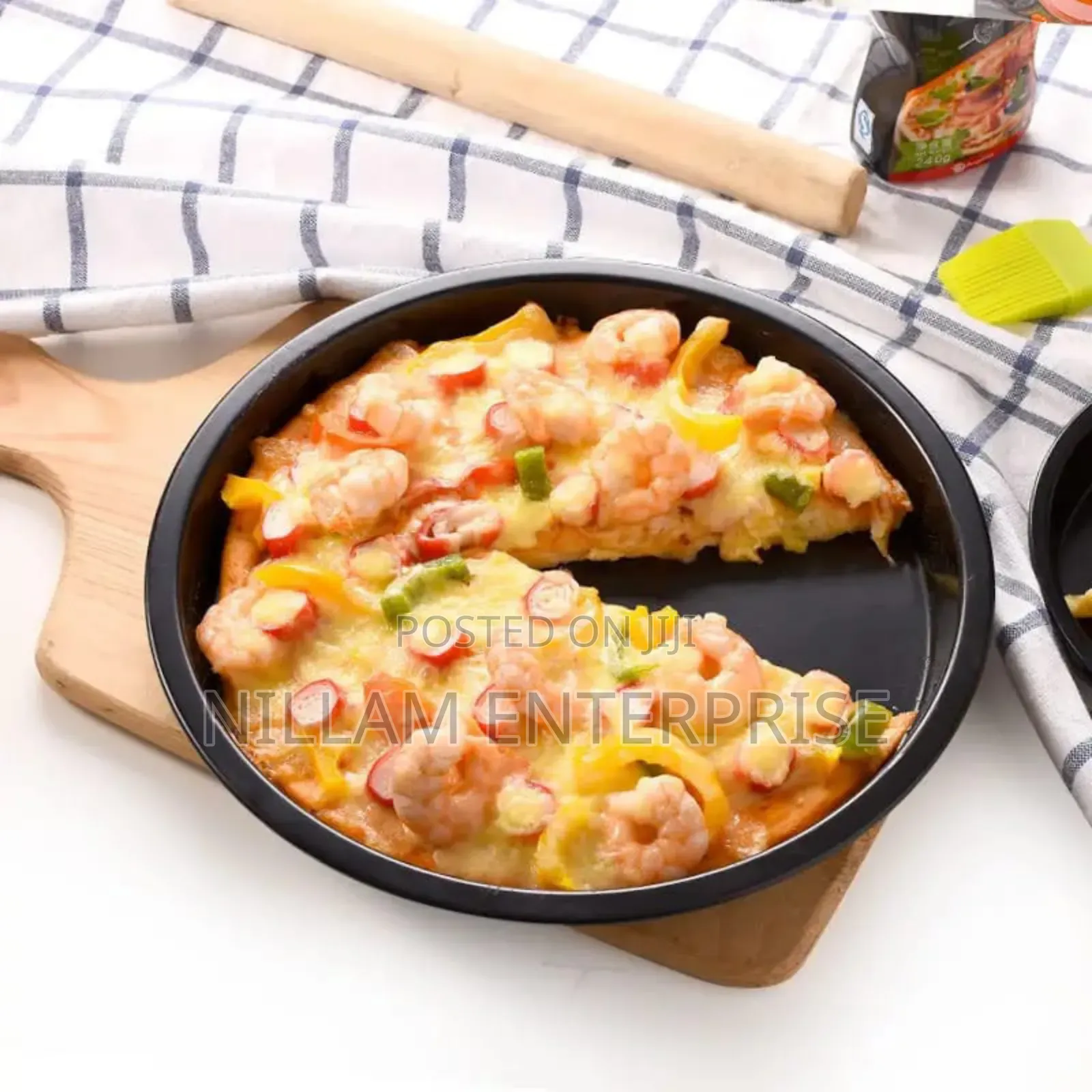 *3pcs Pizza Pans Set