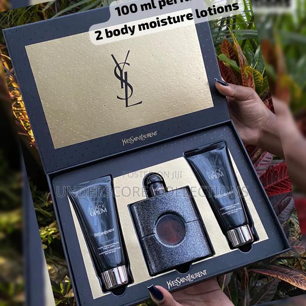 Premium Ladies Gift Set BLACK OPIUM: Perfume and Lotions