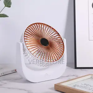 Desktop Mini Fan, Rechargeable Desk Fan 3,