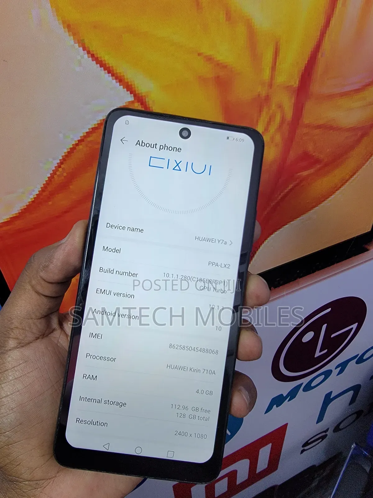Huawei Y7a 128 GB Black