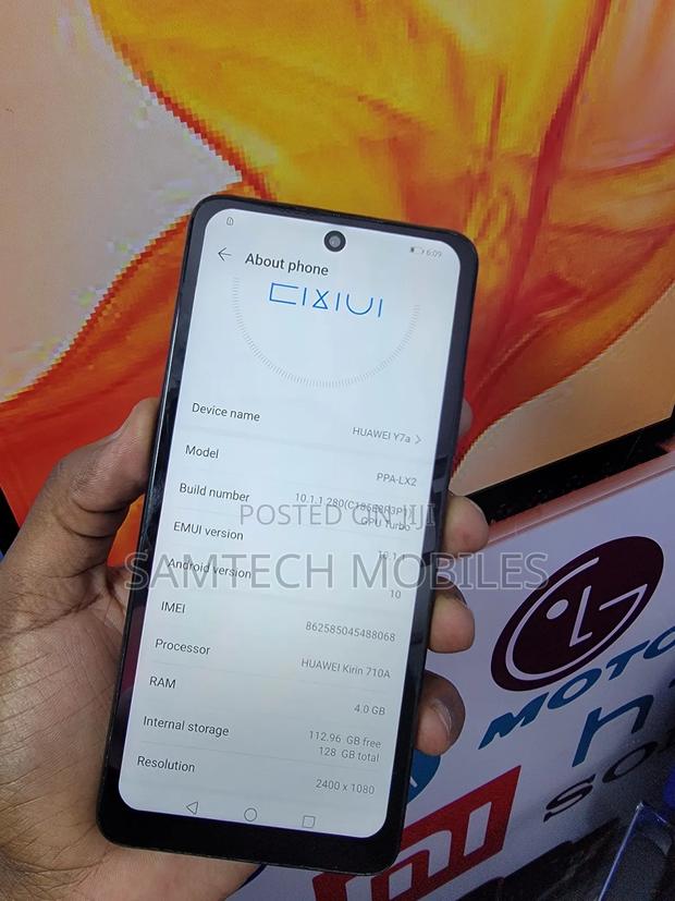 Huawei Y7a 128 GB Black - thumbnail 4