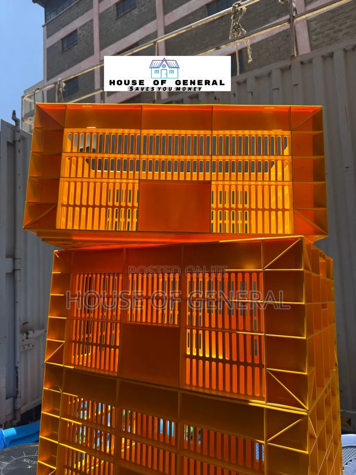 Blue Heavy Duty Storage Plastic Crates Plastic Crates