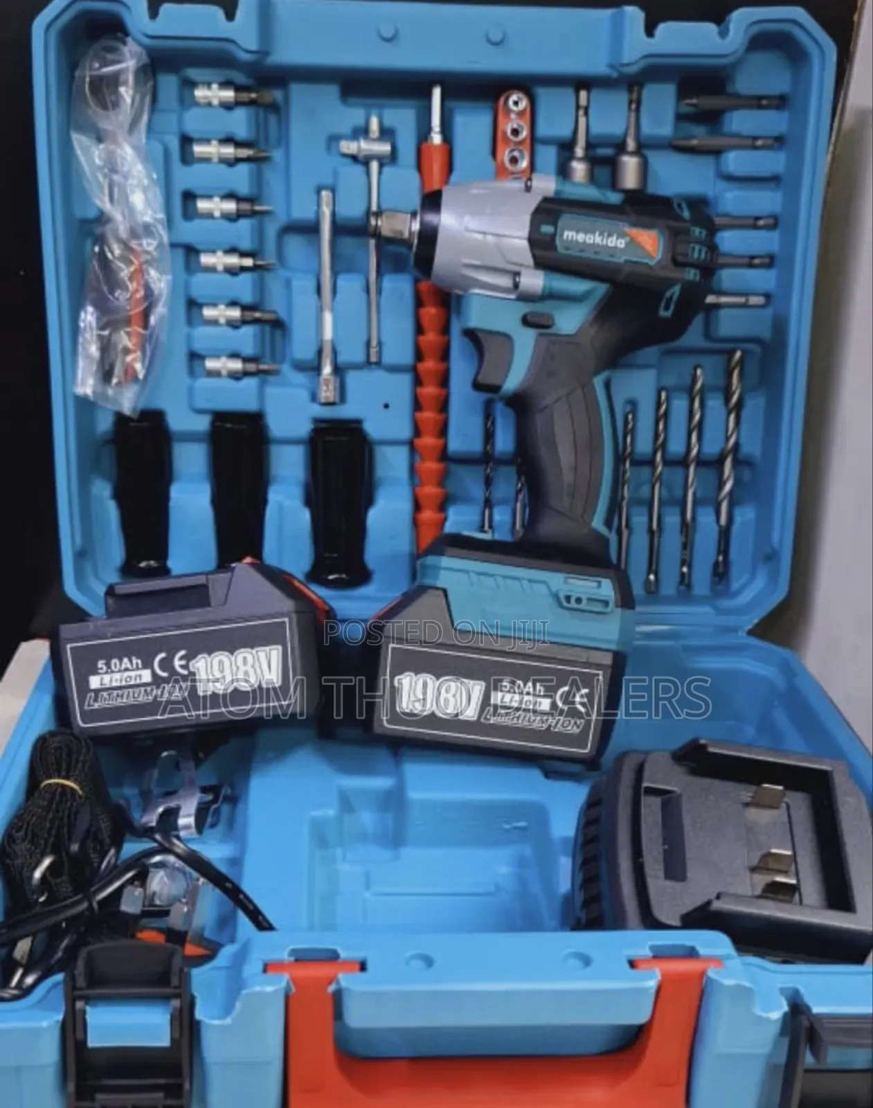 Meakida Impact Wrench 198v 5ah