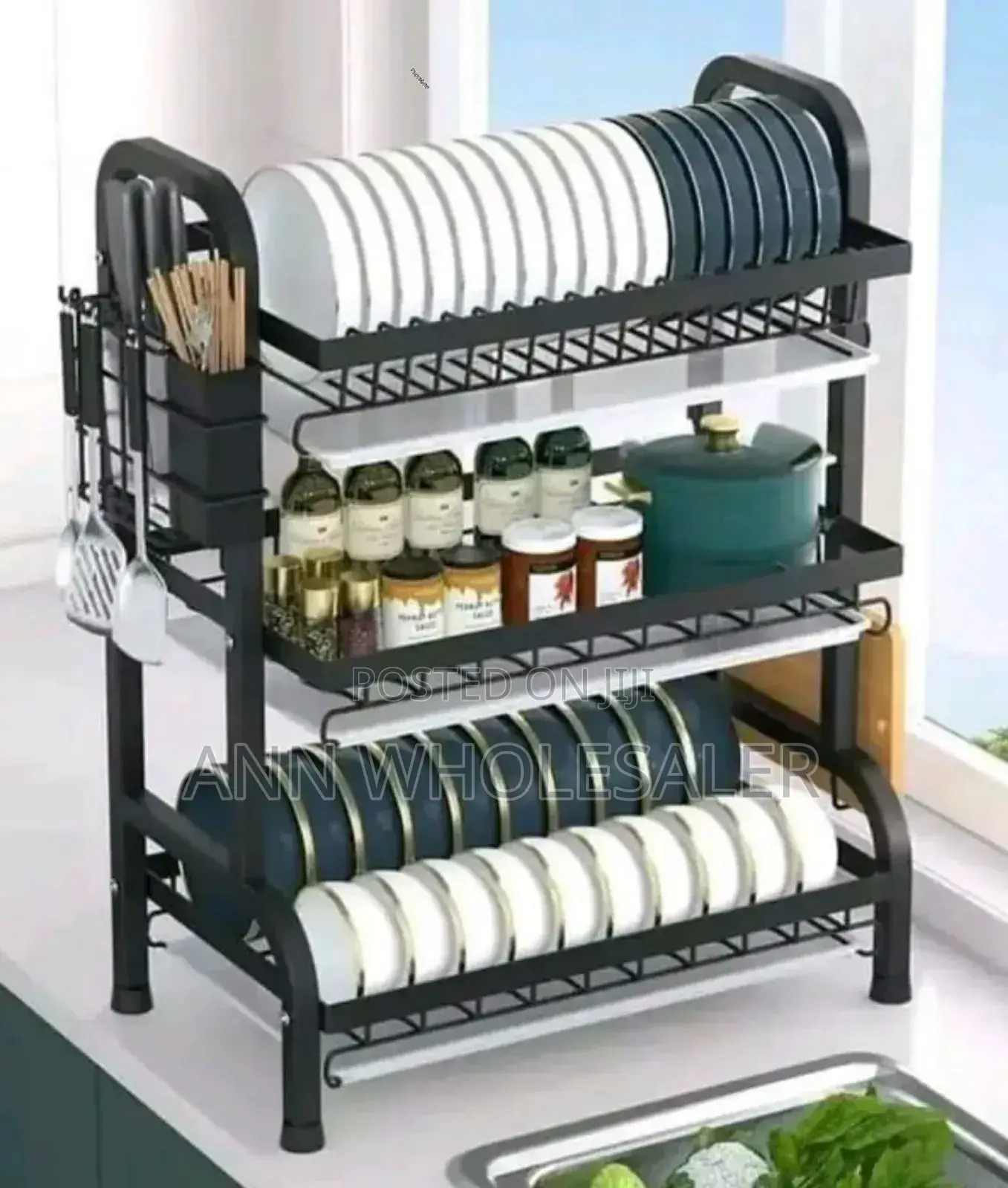 High Quality Carbon Steel Dish Rack D/3