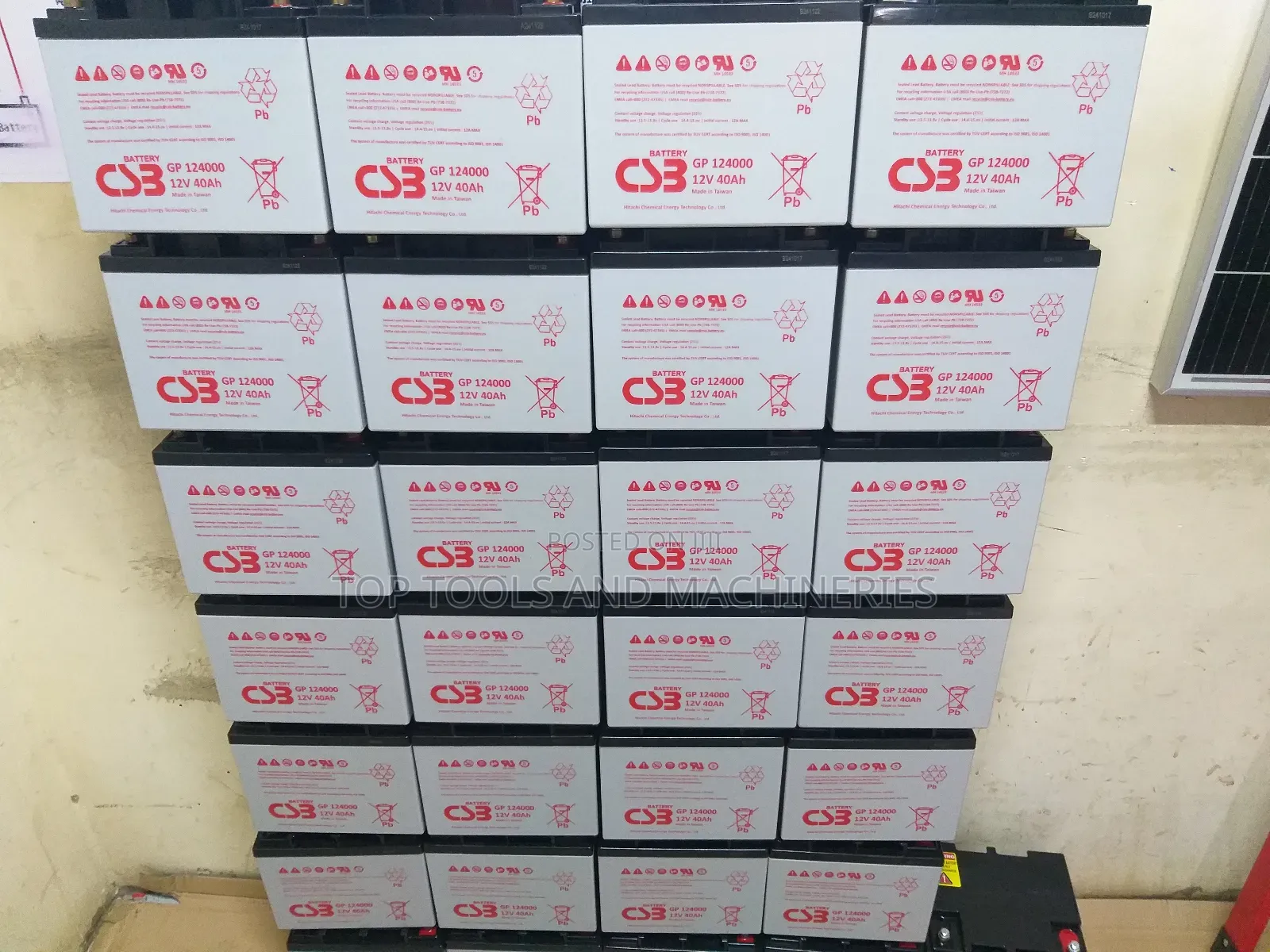 Original CSB 12v40ah Solar Backup Battery