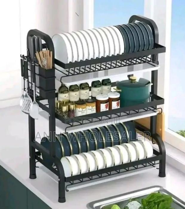 3 Tier Carbon Steel Dish Rack D/3 - main view