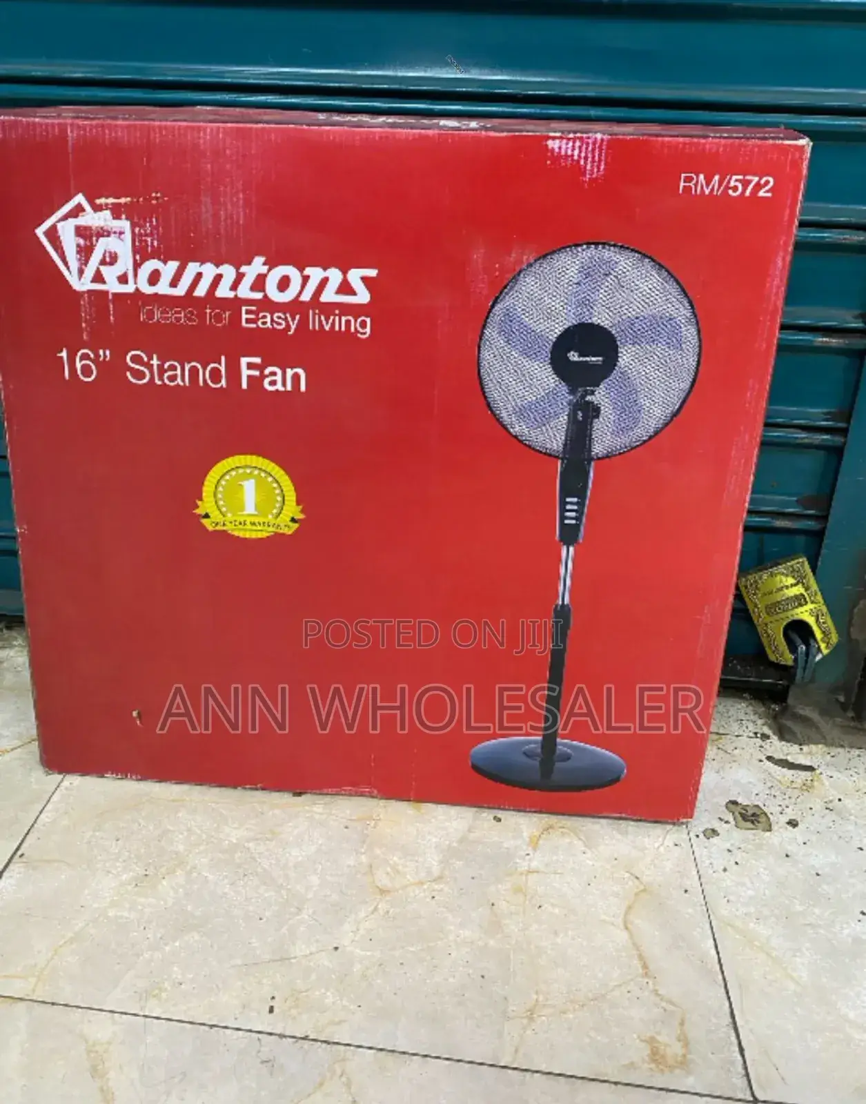 Ramtons Standing Fan - 3 Speed RM/3S
