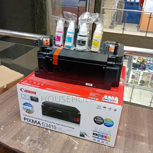 Print Smarter With the Pixma G3410
Printer - main view