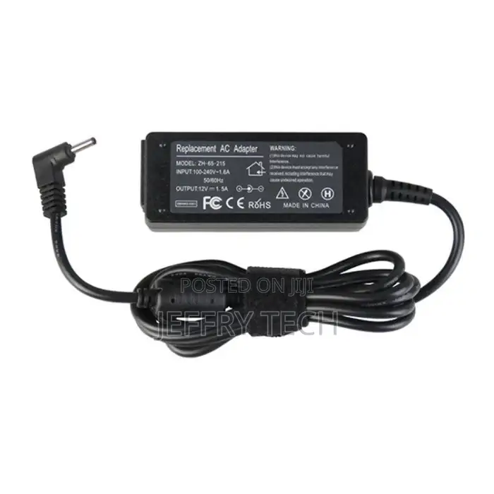 12V 1.5A Power Adapter for Acer Laptop, Cord Length: 1.5m