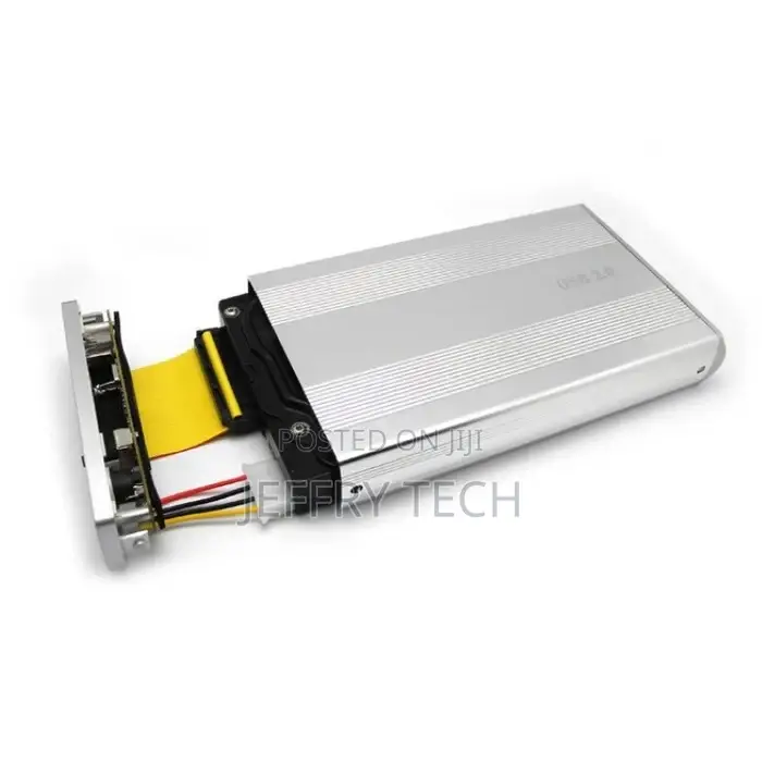 3.5 Inch HDD External Case, Support IDE Hard Drive(Silver)