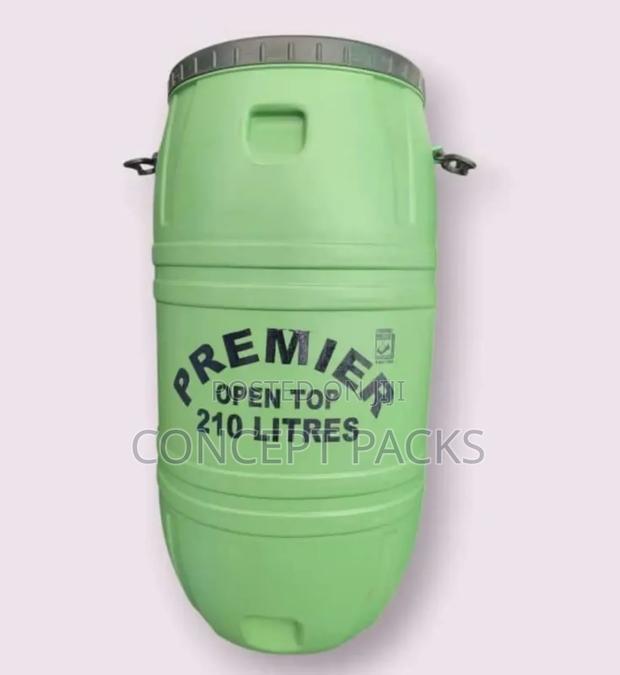 210 Litre Green Open Water Tank - thumbnail 2