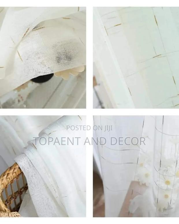 White Window Sheers Quality Living Room and Bedroom Sheers
