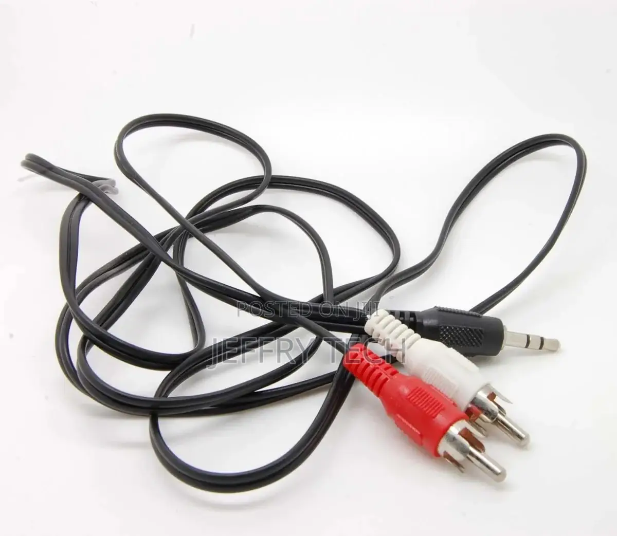 3.5mm to 2 RCA Audio Y Adapter Cable Cord Lead