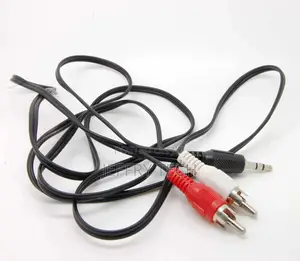 3.5mm to 2 RCA Audio Y Adapter Cable Cord Lead