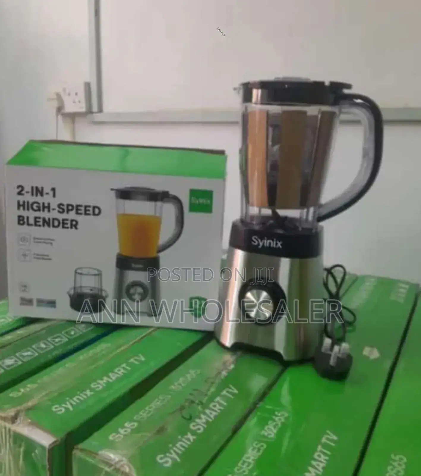 Syinix Blender 1.5ltrs Stainless Steel Motor SN/B