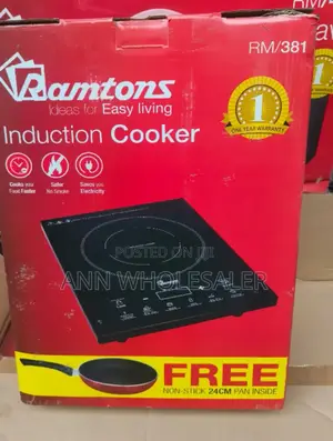 Ramtons Induction Cooker Plus With Free Pan RM(1yr Warranty)